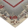 Obrus CZERWONY DOMEK 98x98 Gobelin - obrazek 3