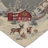 Obrus CZERWONY DOMEK 98x98 Gobelin - obrazek 4