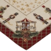 Obrus DZIADKI DO ORZECHÓW 98x98 Gobelin - obrazek 3