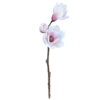 Gałązka KWIAT MAGNOLII 45cm biały+różowy