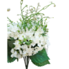 Gałązka bukiet KALINA 40cm biały+zielony - obrazek 3