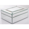 Szkatułka na biżuterię SHINE 8x19x15 srebrny+kremowy - obrazek 3