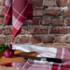 Ściereczki kuchenne MONA 50x70cm bordowy - komplet 2 szt. - obrazek 4