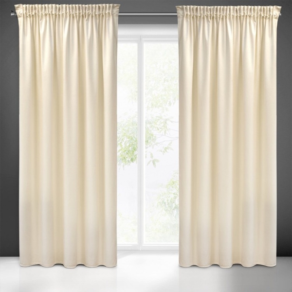 Zasłona gotowa SIBEL 140x270 cm kremowy 1 szt. - obrazek 2