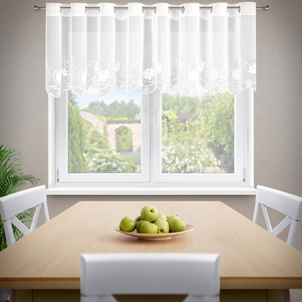 Firana gotowa LETI 350x70 biały - obrazek 2