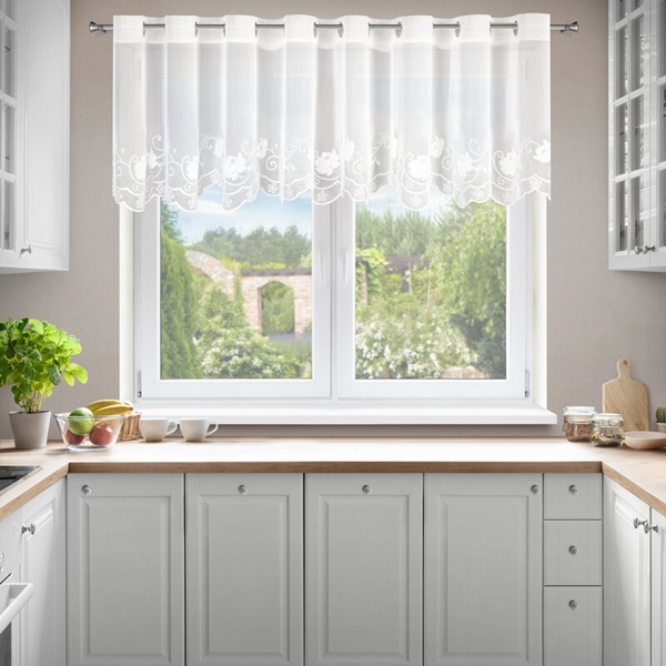 Firana gotowa LETI 350x70 biały - obrazek 7