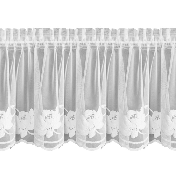 Firana gotowa LETI 40x150 biały - obrazek 3