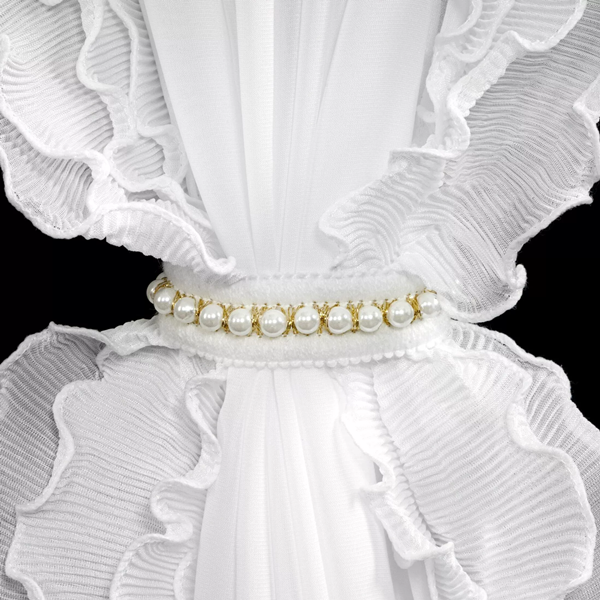 Firana gotowa LUISA 140x270 biały - obrazek 3