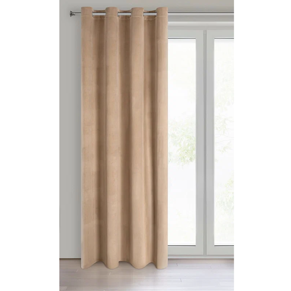 Zasłona gotowa MELANIE 140x250 cm beżowy 1 szt.