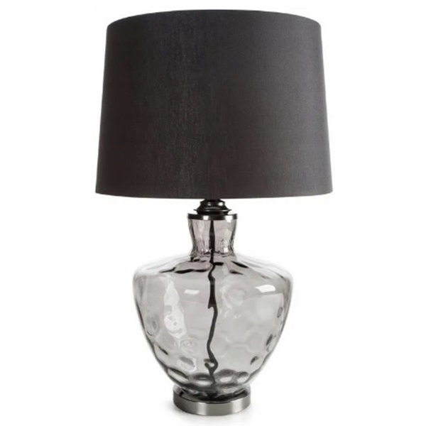 Lampa dekoracyjna ADELINE 30 x 30 x 74 cm czarna